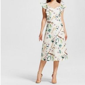 Summer ruffle dress.